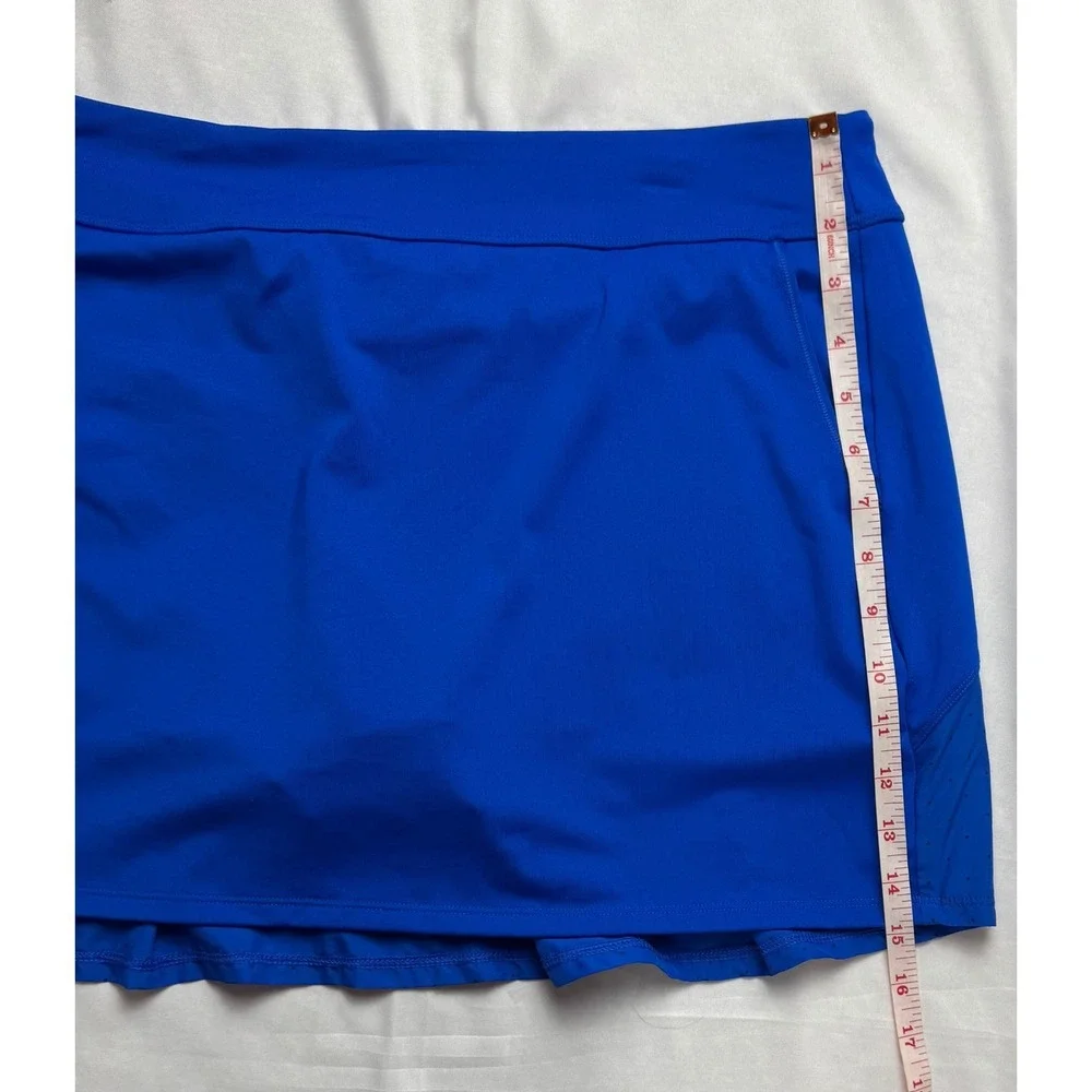 Under Armour HeatGear Royal Blue Athletic Skort Womens XL Pleated‎ Golf Tennis